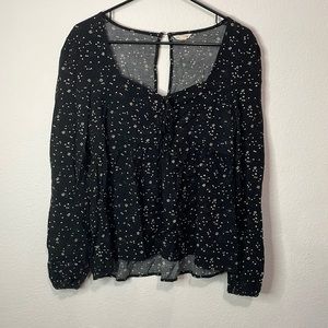 Aeropostale Star patterned long sleeve top